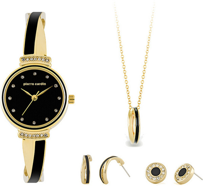Set Pierre Cardin PCX6855L297, orë dore + vathë + qafore