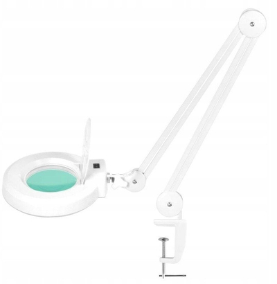 Lampë tavoline me lupë Activeshop S5, LED, e bardhë
