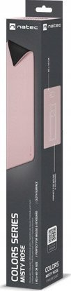 Mousepad Genesis Colors Series Misty Rose, i madh, material stof, rozë