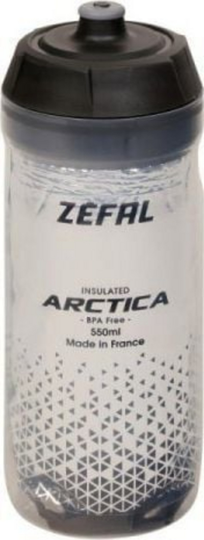 Shishe Zefal ARCTICA, 0.55L, e argjendtë/zezë