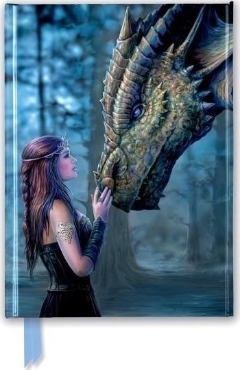 Ditari Anne Stokes Once Upon a Time Flame Tree, kapak me foli, mbyllje magnetike, shumëngjyrësh