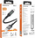 Kабел USB Borofone BU30 Lynk Smart Power Off, USB во Micro USB, 1.2m, 2.4A, црн