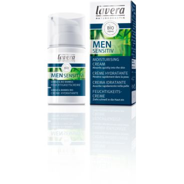 Krem fytyre Lavera Men Sensitive, hidratues për lëkurë të ndjeshme, 30 ml