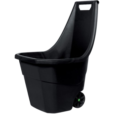 Karrocë kopshti Prosperplast Garden Wheelbarrow 55L, plastike, ngjyrë e zezë