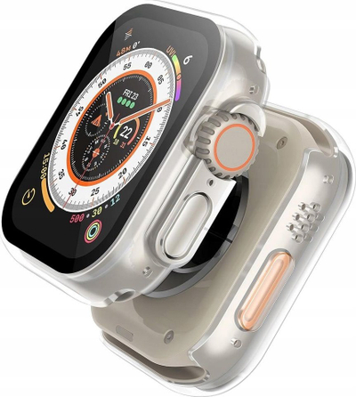 Mbrojtëse ekrani X-One Dropguard për Apple Watch Ultra 49mm, me xham tê integrum, transparente