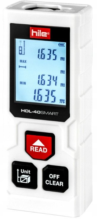 Matës distancash me lazer HDL 40Smart, 40 m, LCD, i zi