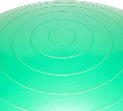 Top gjimnastikor One Fitness Gymball, 65 cm, anti-burst, i gjelbër