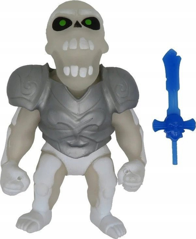 Figurinë lodër Epee Monster Flex, skelet luftëtar, trup i zgjatshëm, me shpatë blu