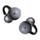Kufje wireless EarFun Clip, dizajn i hapur, me kuti karikimi, gri argjendi