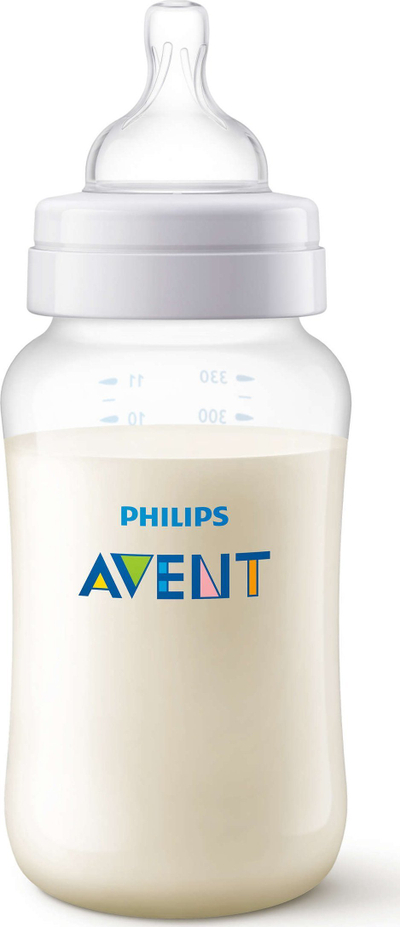 Biberon Philips Avent Anti-kolik, 330 ml, 3m+, transparent