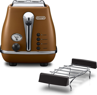Toaster De’Longhi Icona Vintage CTOV 2103.GR, 2 feta, kontroll elektronik, jeshil