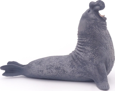 Figurë lodër Papo Marine Life Elephant Seal, PVC, realistike, gri