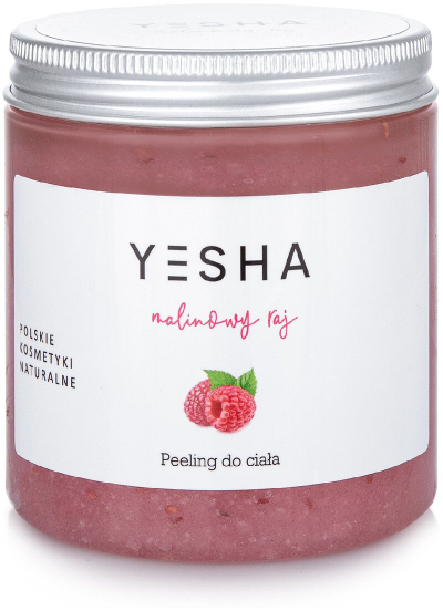 Scrub trupi Yesha Malinowy Raj, 250ml, me mjedër