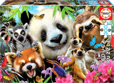 Puzzle Educa Black Eyed Friends Selfie, 300 copa, shumëngjyrësh