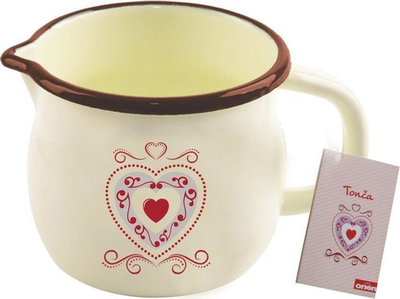 Filxhan Orion emal Tona me bark, 12 cm, i kuq