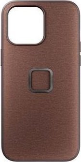 Mbulesë telefoni Peak Design Everyday Fabric Case për iPhone 15 Plus, SlimLink, e kuqe Redwood