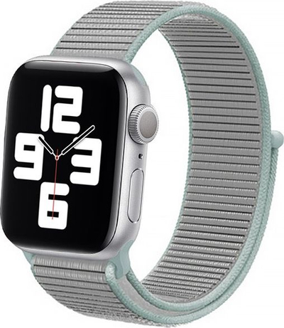 Rrip ore Crong Sports Band Nylon për Apple Watch 38/40mm, pastel gri