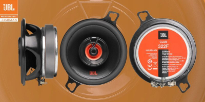 Bokse makine JBL Club 322F, 2‑drejtimëshe, 75W, të zinj