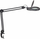 Лупа со светло MAUL MAULviso LED, 50 cm, со стега, црна