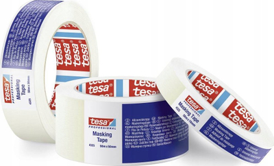 Маскирна леплива лента Tesa Standard 04325, 50 mm x 50 m, беж