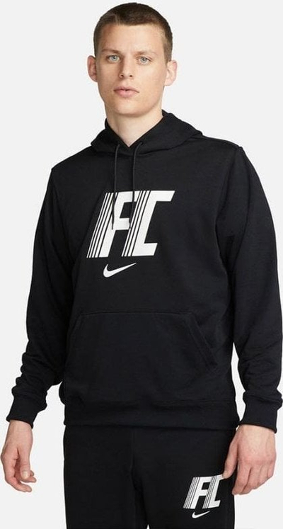 Dukse Nike FC FLC DV9757, rrip elastik, xhep kangur, e zezë