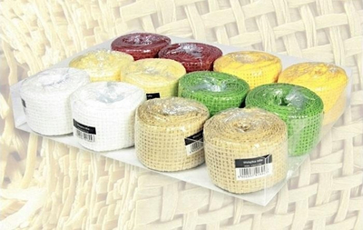 Shirit dekorativ Penword Raffia, 35mm, 3m, set 12 copë, shumëngjyrësh