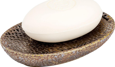 Mbajtëse sapuni Wenko Marrakesh, qeramike, 13.6 x 9.9 cm, bronx