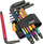 Set çelësa imbus Wera 950/9 Hex Plus Multicolour Imperial 3, 9 copë, BlackLaser