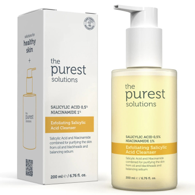 Larës për fytyrë The Purest Solutions Salicylic Acid 0,5% + Niacinamide 1%, 200 ml