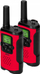 Set me Walkie Talkie për kalamaj Alecto FR115RD, rreze deri nja 7 km, set me 2 copë, i kuq e zi