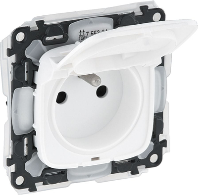 Prizë Legrand Valena Allure 2P+E, IP44, e bardhë