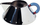 Kremiera Alessi Creamer, dizajn i Michael Graves, 200ml, blu