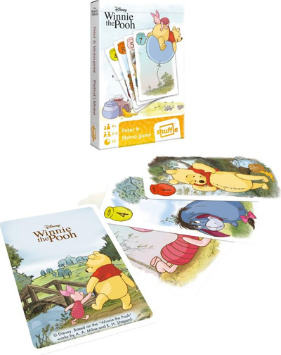 Lojë me letra Cartamundi Piotruś/Memo, Winnie the Pooh
