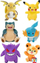 Lodër pellushi Pokémon 12\", personazh i përzier, shumëngjyrëshe