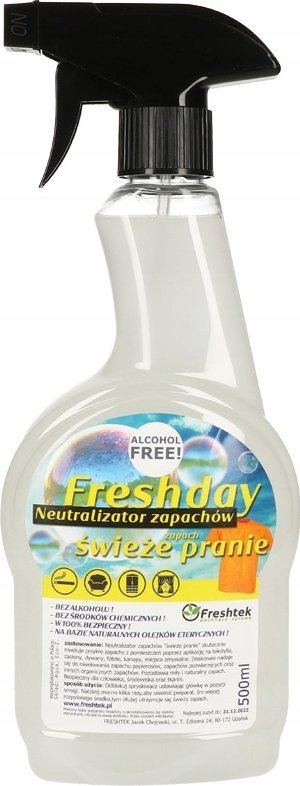 Neutralizues aromash Freshday Fresh Laundry, për rroba e çarçafë, 500 ml