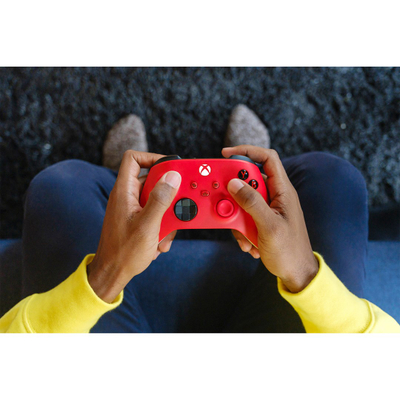 Joystick lojërash Microsoft Xbox Wireless Controller Pulse Red, me valë, i kuq