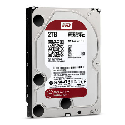 Hard Disk Western Digital WD Red Pro, 2TB, 3.5\", 64MB Cache, SATA3, i kuq