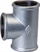 Pjesë lidhëse T ARKA WWW, 1/2", galvanizuar, metalik