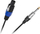 Kabllo audio HQ, Jack 6.3mm në Speakon, 10m, e zezë