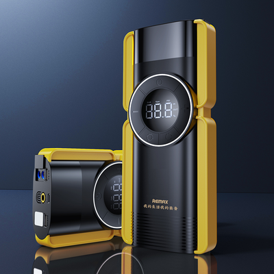 Bateri startuese dhe pompë për vetura Remax, 8000mAh RPP-510, e verdhë, 8000 mAh