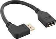 Adapter DisplayPort InLine 17159L, DisplayPort në DisplayPort, i zi