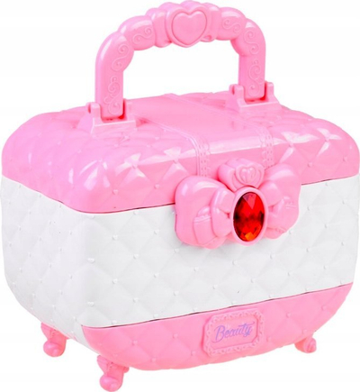 Set kozmetike për kalamaj Makeup Painting Beauty Case, valixhe, rozë