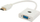 Видео адаптер Savio CL-27B, HDMI во VGA, Full HD, бел