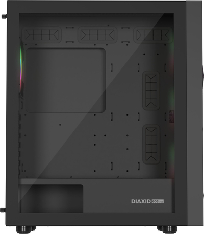 Set gaming Genesis Diaxid 605 ARGB me Thor 300, mid tower, tastierë mekanike Outemu Blue, i zi