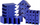 Set lidhësesh Funfit CONNECTORS FOR WOODEN PLAYPENS, 8 copë, dru pishe, natyral