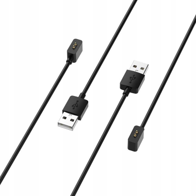 Kabllo kariku USB për Xiaomi Smart Band 7 Pro, magnetike, 100cm, e zezë