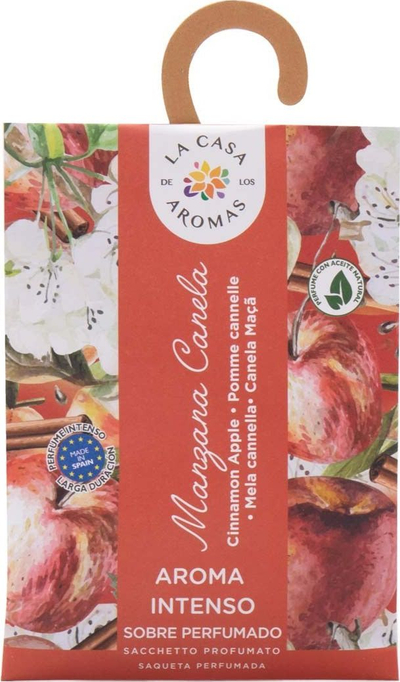 Qese me aromë La Casa De Los Aromas Apple Cinnamon, set me 12 copë, erë molle me kanellë, shumëngjyrëshe