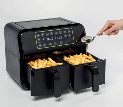 Fritezë elektrike Dual 00C462300AR0, 8L, 2x 4L, inox