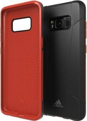 Mbrojtëse telefoni Adidas SP Solo Case SS17, për Samsung Galaxy S8, kombinim e zezë me të kuqe