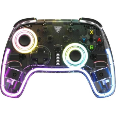 Kontrollues lojërash DragonShock Orion Glow, wireless, RGB, transparent